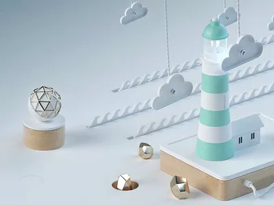 DASHLY - animation 3d 3d animation 3d art animation axonometric branding cinema4d design digital art icons illustration logo movie stylized ui web design web illustration