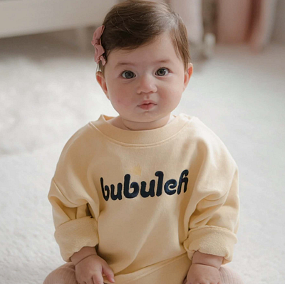 BUBULEH BABY COLLECTION baby branding design development fashion garments graphic design hoodies illustration product production sweaters t shirts