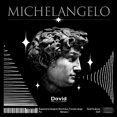 David (Michelangelo) graphic design