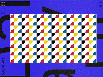 Daily UI 059 - Background Pattern background bg blue branding challenge daily dailyui design graphic design illustration pattern red ui ux yellow