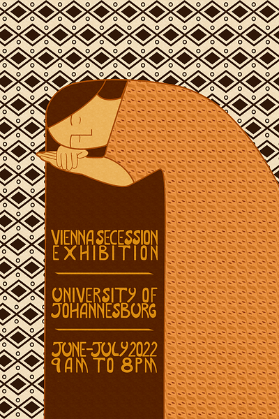 Vienna Secession Poster graphic design illustration