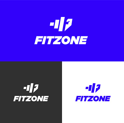 Fitzone logo for fitness brand branding dribbblelogo fitnesslogo graphic design letterflogo logo madicallogo wellnesslogo