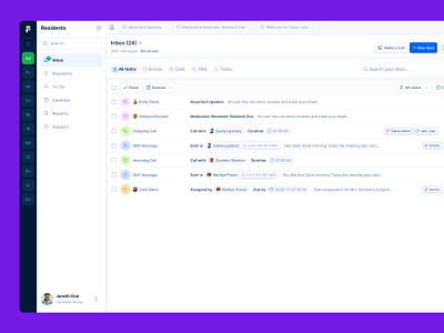 UI Dashboard — Inbox app components dashboard design design system interface ui ui design ux ux design