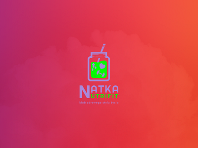Natka Nutrifit Logo branding design fit graphic design healthy lifestyle logo typography vector