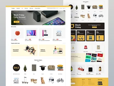 E-commerce Website digitalshopping e commerce ecommercebusiness ecommercedesign landingpage minimalism onlineshopping shop shoponline shopping tech ui ux webdesign websitedesign