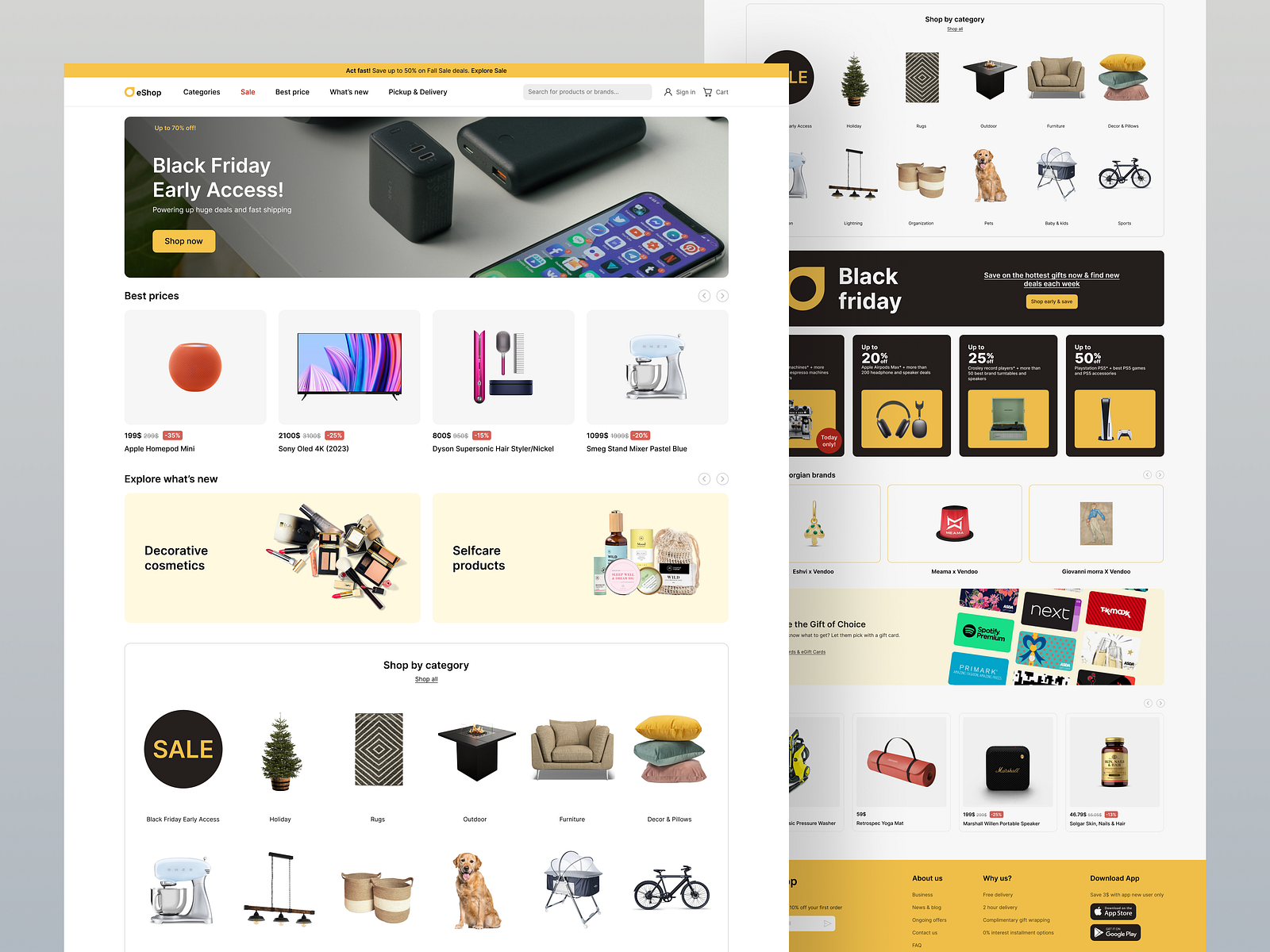 E-commerce Website by Ani Gulordava on Dribbble