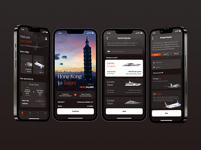 Seaplane app branding graphic design ui ux