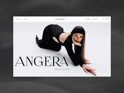 Clothing Online Store Website Concept clothes design fashion style ui ux website