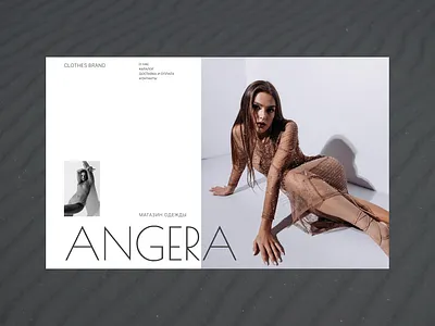 Clothing Online Store Website Concept clothes design fashion style ui ux website