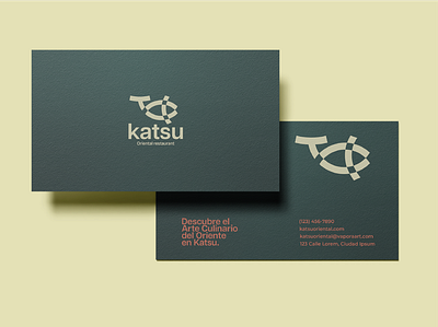 Katsu Business card 3d animation beauty branding business business card card design graphic design illustration logo logo desing motion graphics ui ux vector