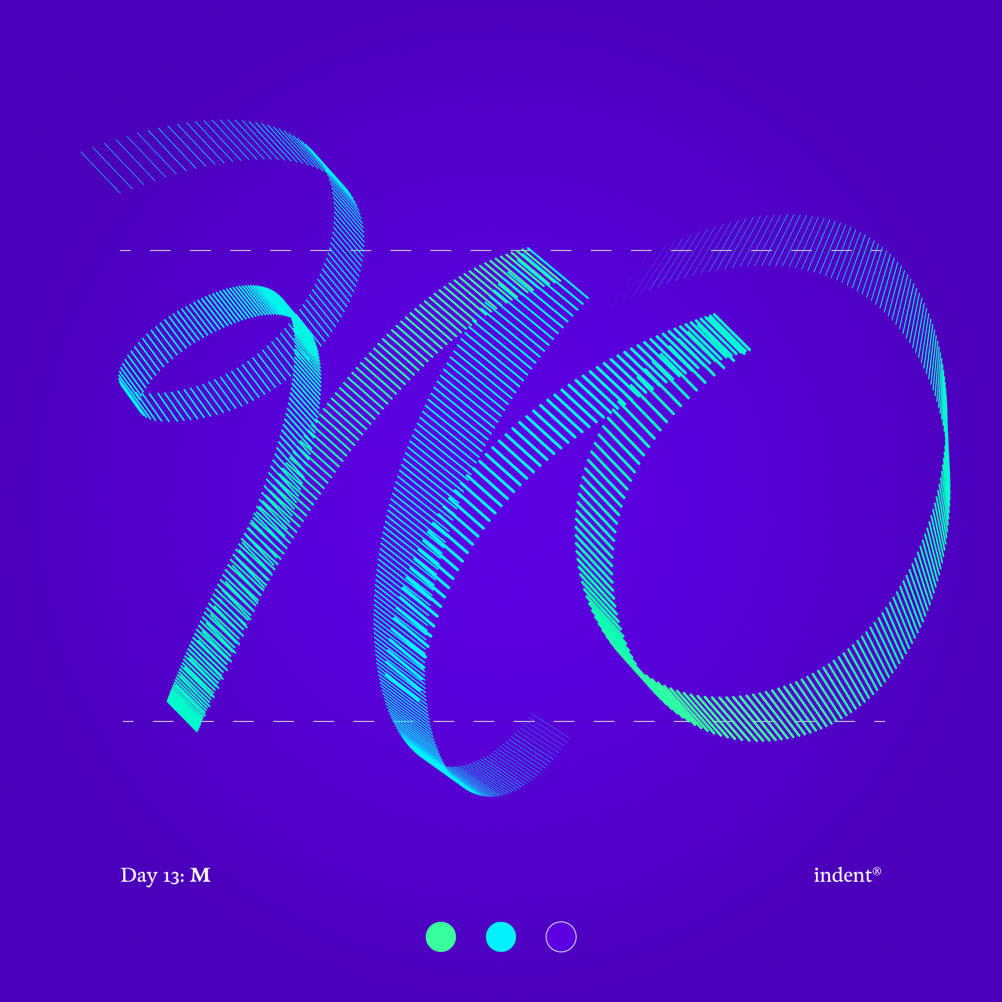 Daily Type Challenge: Day 13 branding custom type design font design letter design lettering type design typography