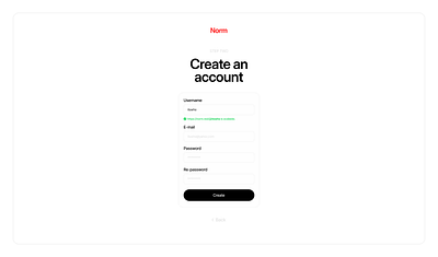Create an account auth design figma flat login register ui