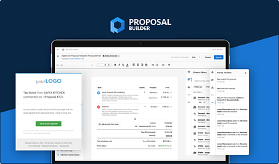 Proposal builder b2b product design product strategy saas