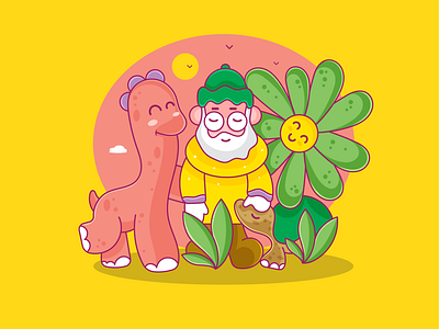 Nature animals art cartoon character colors dribbbleinspiration europe flowers graphic design human illustration illustrator ispiration lines love mascot nature peace usa vector