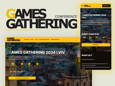 Website Design for www.ggconference.com design figma ggconference graphic design ui uiux ux web website