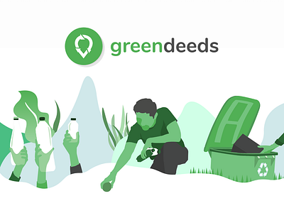 Greendeeds Illustration graphic design illustration