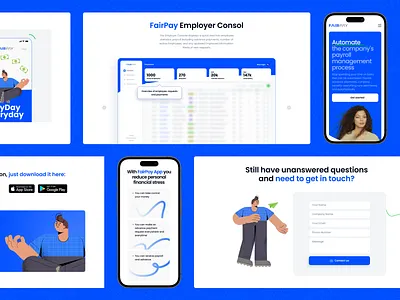 Website design for FairPay automate design graphic design illustration landing landing page management mobile app pay pay system payment saas software ui ui design web app web application web design website