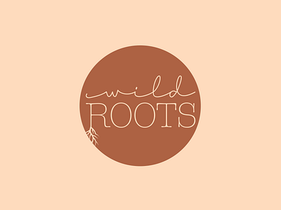 Wild Roots Logo branding graphic design illustration logo logo design