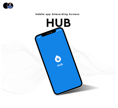 HUB(Onboarding Screens) branding design mobile app onboarding screens screens splash ui user experience ux