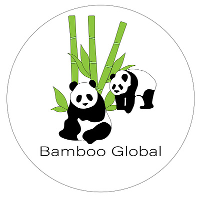 Panda logo - challenge day 3 challenge dailylogochallenge denmark illustator illustration logo