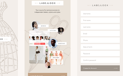Labelloox design fashion mobileapp social socialmedia