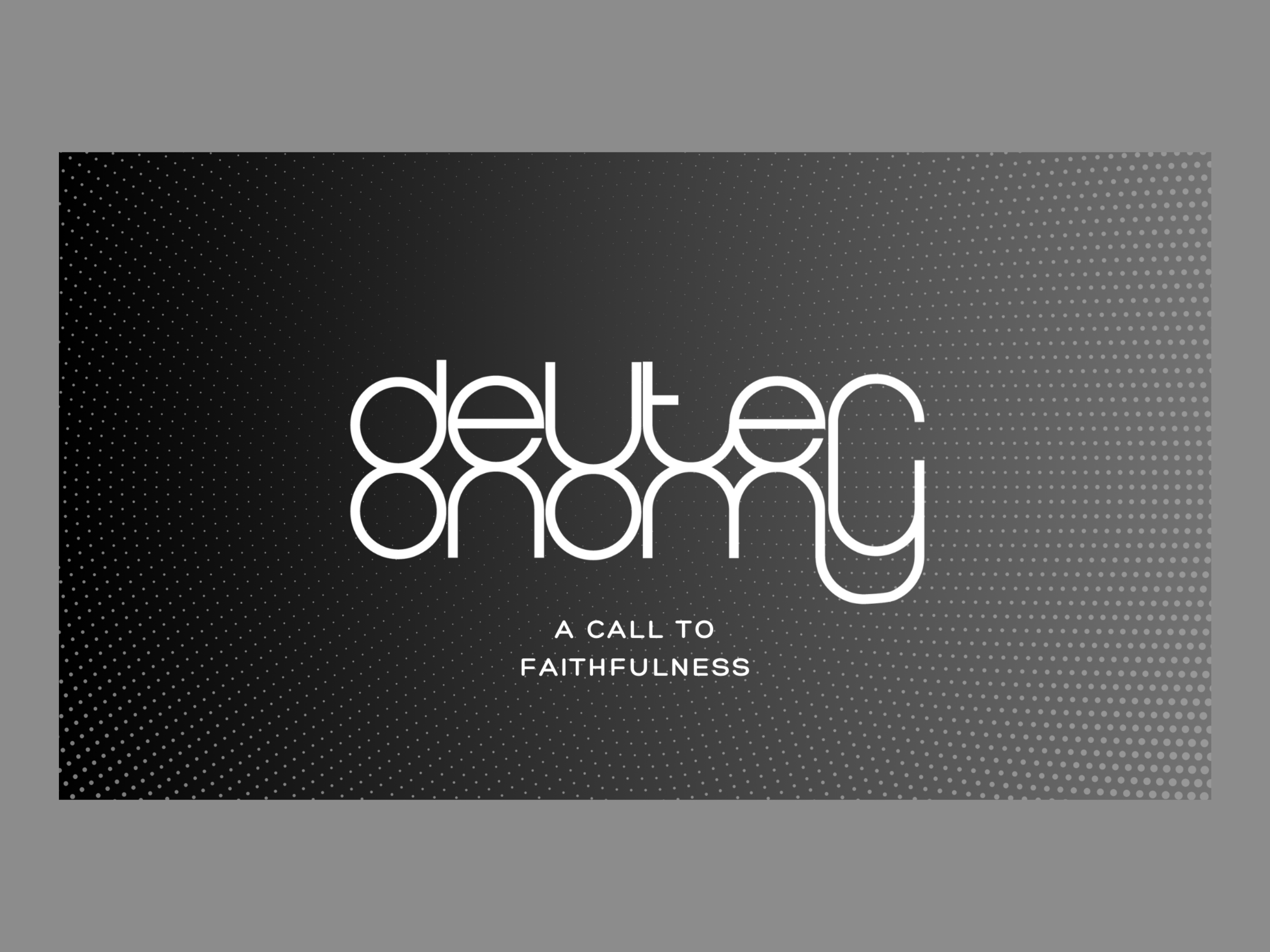 Deuteronomy Sermon Series