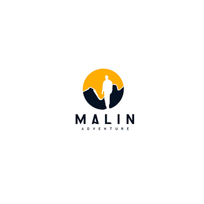 Malin Adventure adventure logo branding design graphic desgn hill logo illustration logo minimal logo tour logo vector