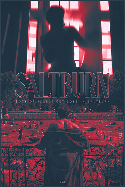 Saltburn Movie Poster aesthetic graphic design movie poster poster