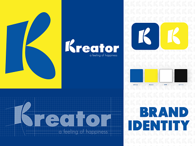 Kreator Online Gift shop Branding animation app brand brand identity branding brochure design graphic design icon illustration logo typography ui vector
