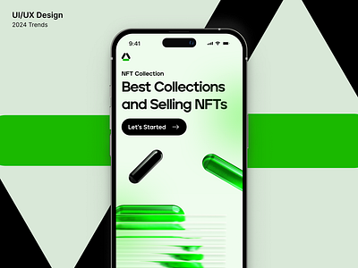 AtElements | NFT Collection App 3d app branding design ui ui design ux