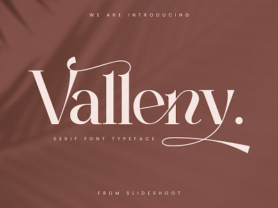 Valleny Serif Font classy design elegant fashion font ligature lowercase modern regular serif stylish typeface typography uppercase wedding