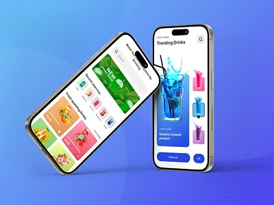 Special Drinks App Exploration drink graphic design ui kits