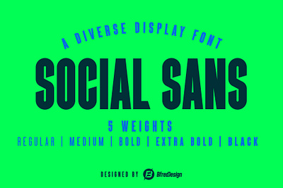 SOCIAL SANS - Bold Condensed Display Font bold condensed font bold font condensed font content design display font font font design instagram font logo logo design social media design sports design sports font type design typography