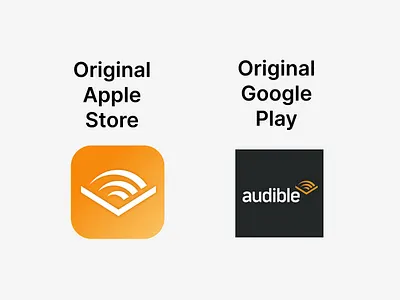 #DailyUi Day 5: Create App Icon audible dailyui iconography interface design ui