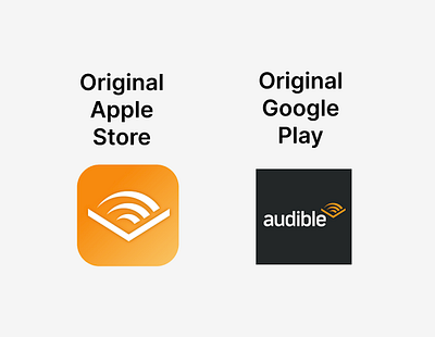 #DailyUi Day 5: Create App Icon audible dailyui iconography interface design ui