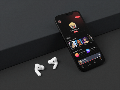 Music Streaming App UI Design app design branding company design design company graphic design music music app music streaming ui ui design ux vector