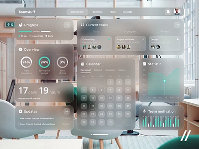 AR Planner Dashboard android app ar calendar dashboard design interface ioa landing page mobile mobile app planner product design statistics task track ui ux web website