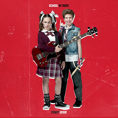 School of Rock - Motion Graphic animation motion graphics