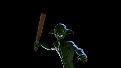 Goblin 3d animation blender creature digital 3d game art game character goblin monster