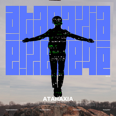 Ataraxia Poster Design branding cover art design graphic design illustration image layout logo motion graphics photoshop poster ui