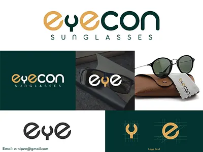 eyecon eyewear sunglasses logo Branding abstract logo artwork brand design brand identity branddesign branding eye eyewear fashion logo glass logo graphic design logo logo design logo designer logo maker logoinspirations logotype sunglass sunglasses logo usa designer