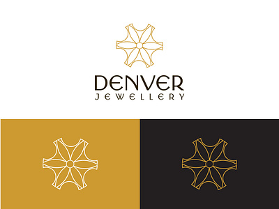 Denver Jewellery Logo branding daimond logo denver logo earrings logo icon identity jewel logo jewelery logo logotype necklace logo typorgaphy vector