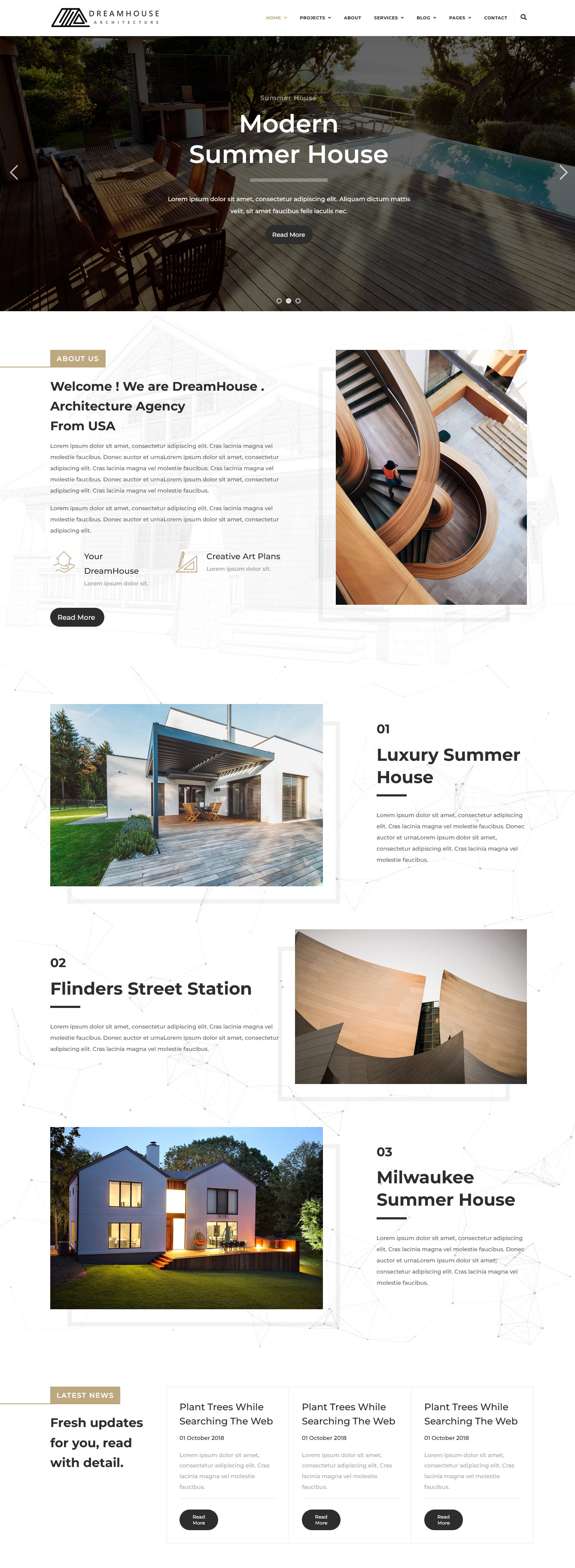 Dreamhouse - Architecture & Interior Design Joomla 5 Template construction corporate dreamhouse interior joomla theme joomla5 portfolio responsive template