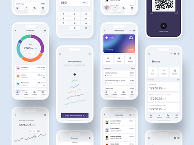 Finance Mobile App app banking clean clear finance fintech minimalist mobile product design simple ui ui design user experience user interface ux ux design