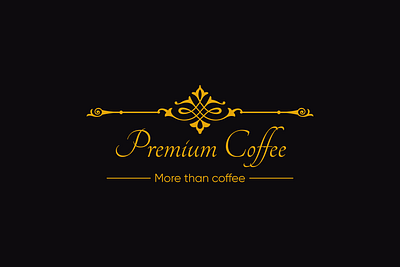 Premium Coffee Logo Mockup branding design graphic design logo vector