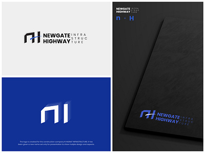 Newgate highway | Infrastructure - letter logo corporate logo