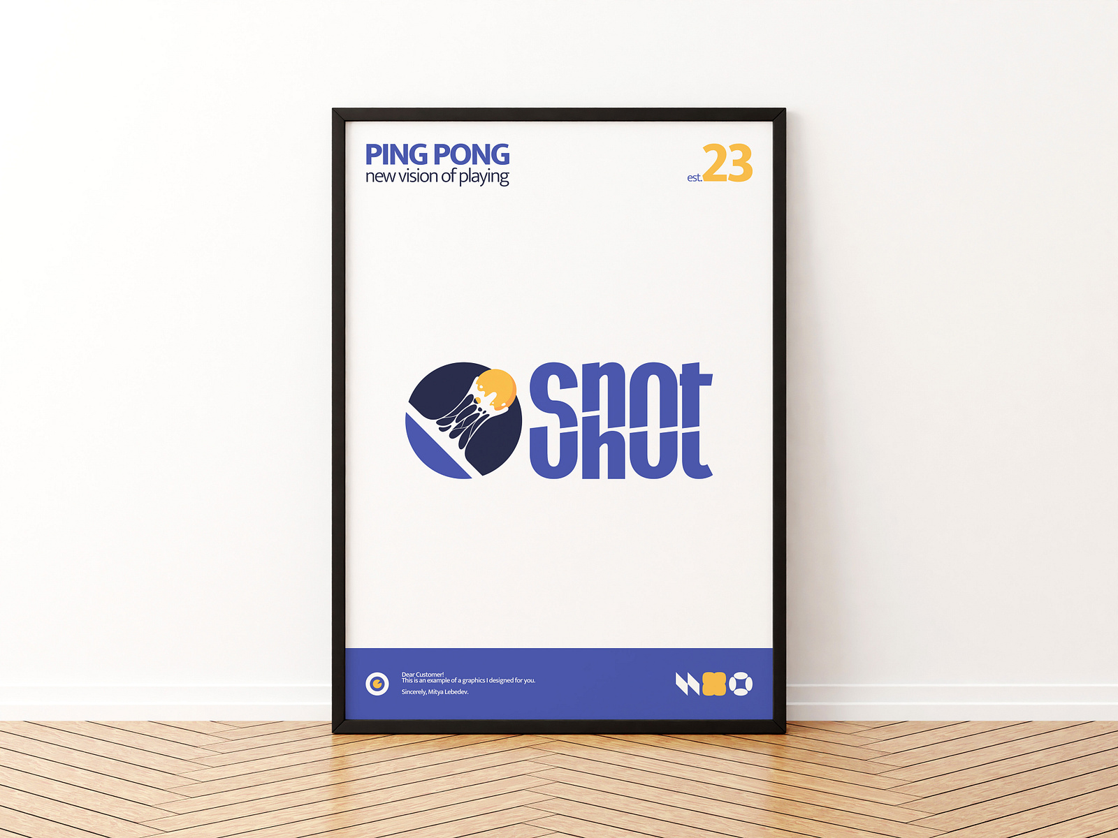 Logo for ping pong game by mitya lebedev on Dribbble