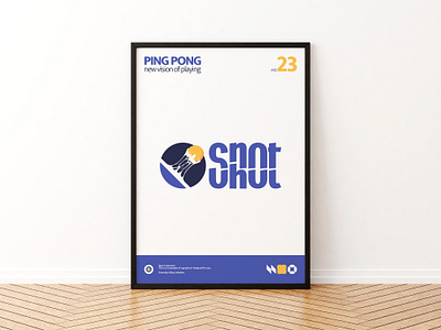 Logo for ping pong game adobe illustrator branding design logo logotype ping pong project vector
