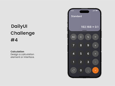 Daily UI #4 Calculation aesthetic calculation dailyui dailyuichallenge design interface minimal mobile design mobileapp mobileui simpledesign ui uidesign user experience user friendly ux uxdesign