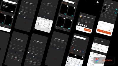 👘 Fashion App UI Kit by econev app branding design econev evgheniiconev fashion figma graphic design illustration lizzardlab logo mob mobile ui ux vector